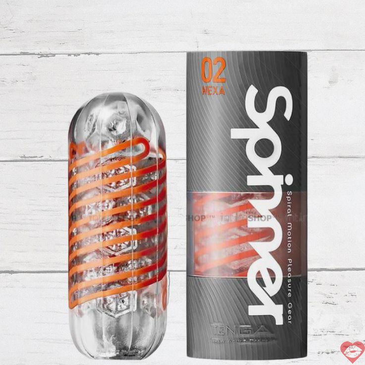 Tenga Spinner Hexa Cam Vàng Xoáy Mạnh 13cm