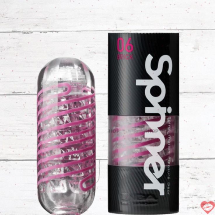 Masturbator Tenga Spinner 06 Brick TPE Mềm Siêu Kích Thích