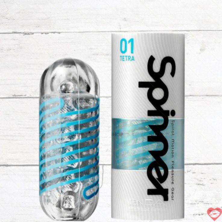 Tenga Spinner Tetra Xanh 13cm Xoáy Siêu Thú