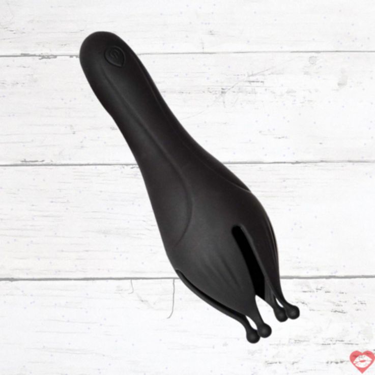 Nasstoys Hút Mút Oral Siêu Thật Đen Rung 14cm