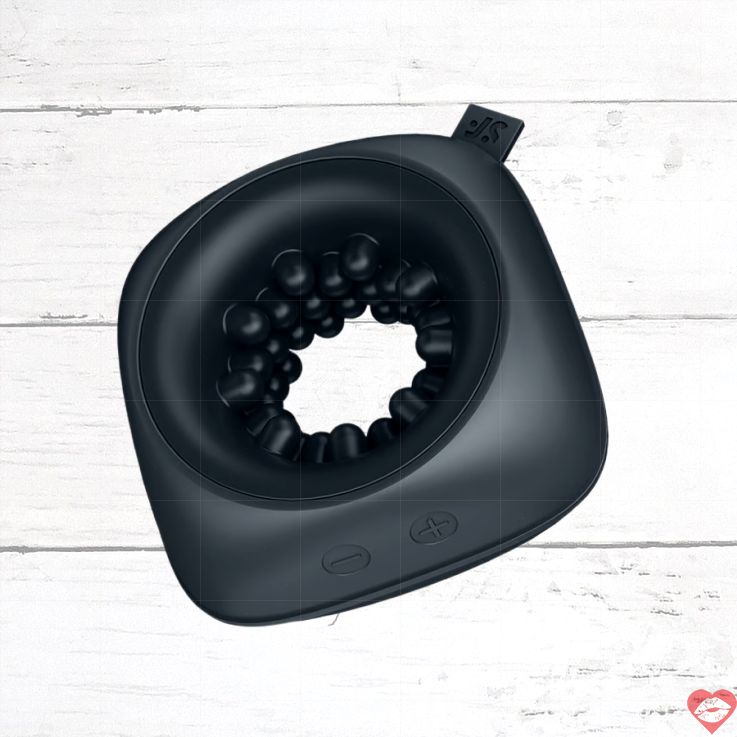 Satisfyer Ring Rung Đen 9cm Siêu Thỏa