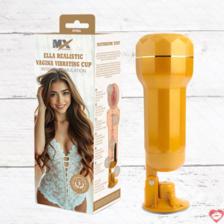 Cốc âm đạo Ella điện thực tế tự sướng mạnh