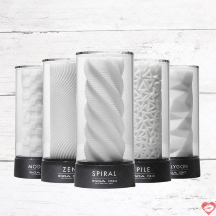 TENGA 3D Spiral onahole Nhật kháng khuẩn xoắn ốc