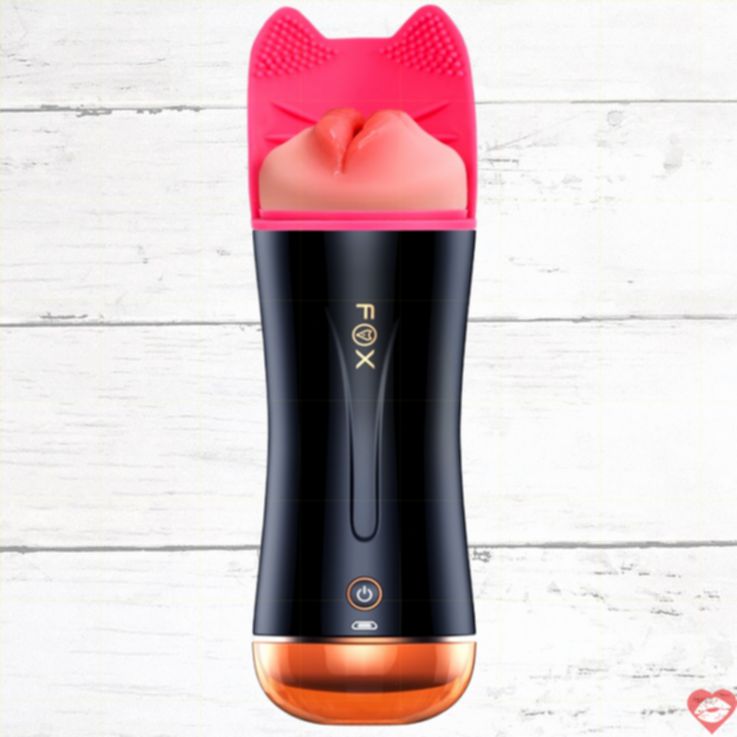 Masturbator Fox Blowjob đôi chế độ bú siết chặt