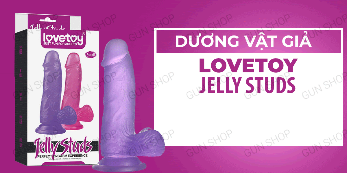  Bỏ sỉ Dương vật giả dính tường - Lovetoy Jelly Studs hàng xách tay