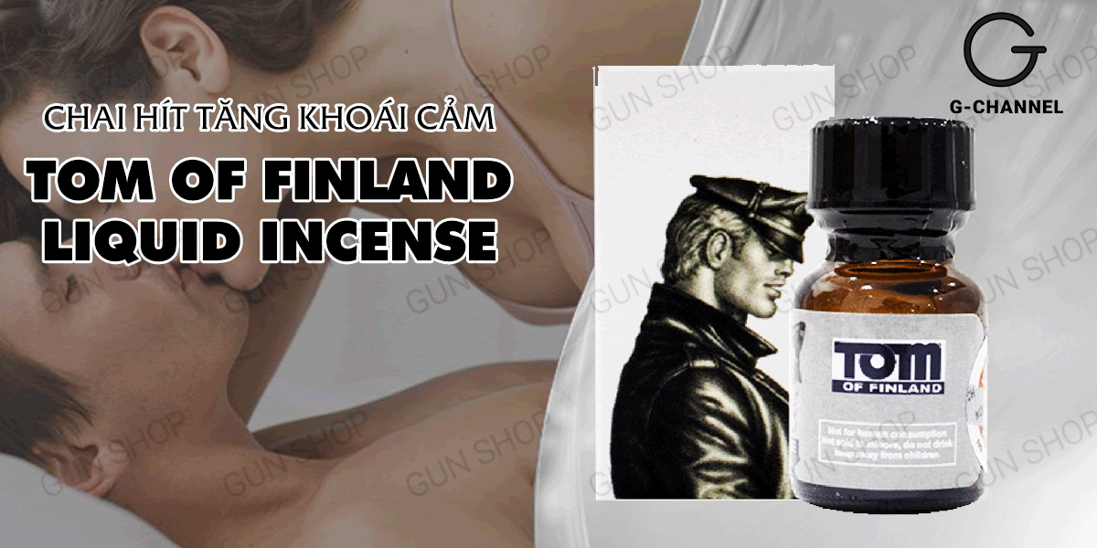 Nhập sỉ Chai hít tăng khoái cảm Popper Tom Of Finland Liquid Incense - Chai 10ml tốt nhất Nhập sỉ Chai hít tăng khoái cảm Popper Tom Of Finland Liquid Incense - Chai 10ml tốt nhất