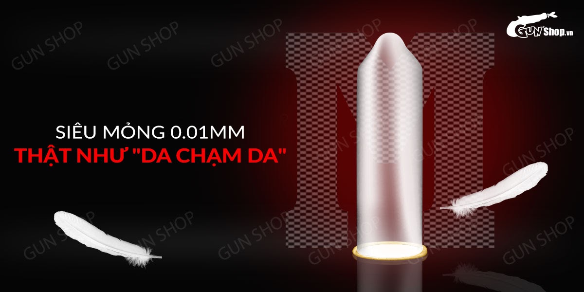  Đánh giá Bao cao su Muaisi 0.01 Đen - Siêu mỏng 0.01mm - Hộp 10 cái giá tốt