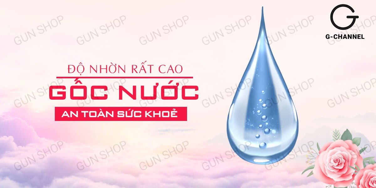  Bỏ sỉ Gel bôi trơn massage hương hoa hồng - Cokelife hồng - Chai 100ml chính hãng