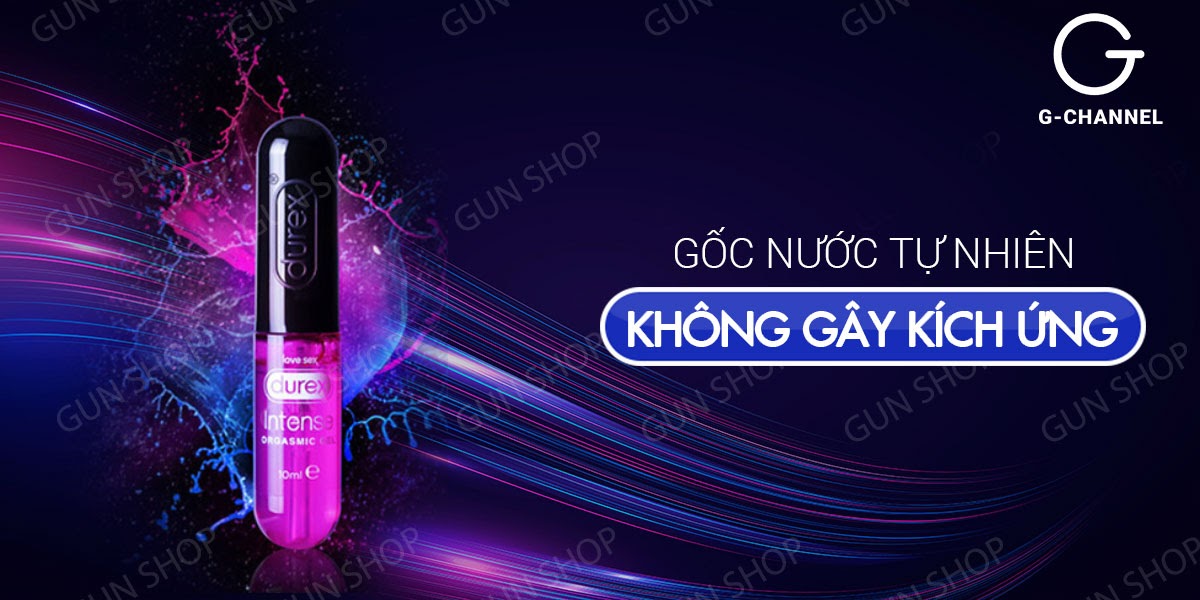 Cung cấp Gel bôi trơn kích thích và tăng khoái cảm nữ - Durex Intense Orgasmic - tốt nhất