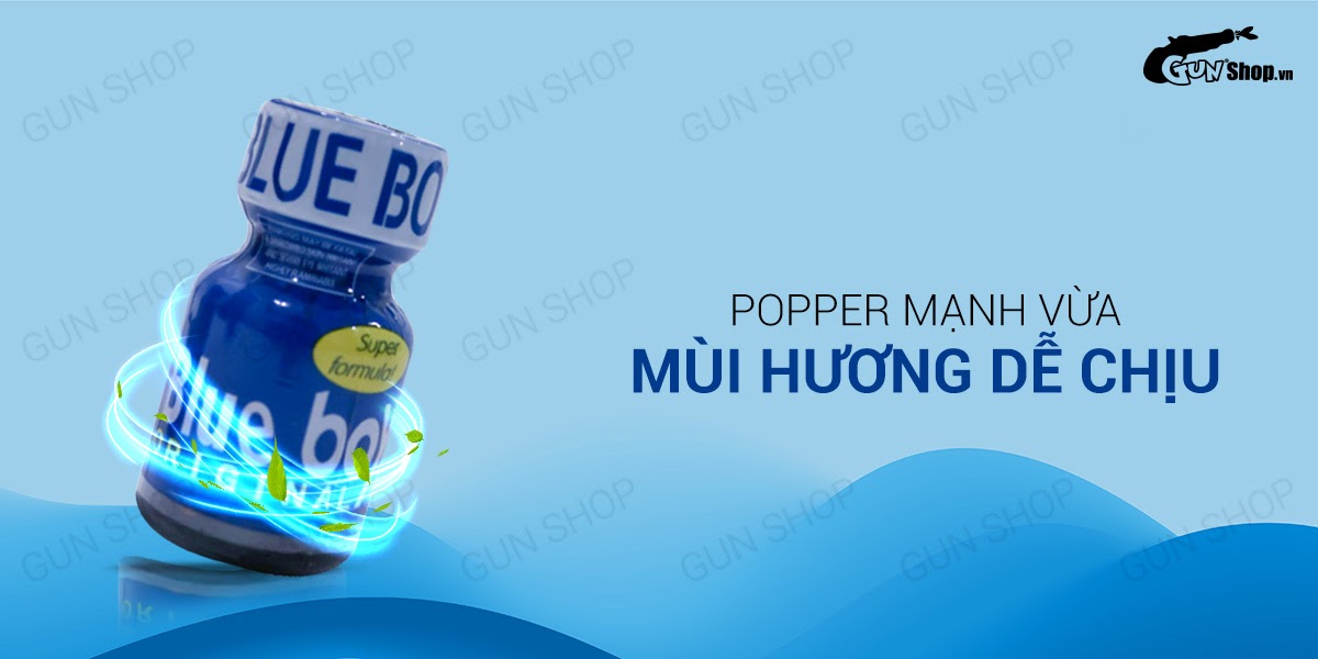  Shop bán Chai hít tăng khoái cảm Popper Blue Boy - Chai 10ml tốt nhất