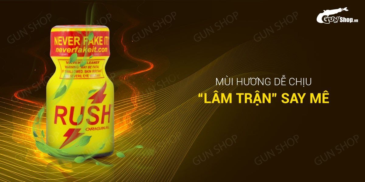 Popper Rush Vàng 10ml USA Chính Hãng Giá Tốt Mua Ngay