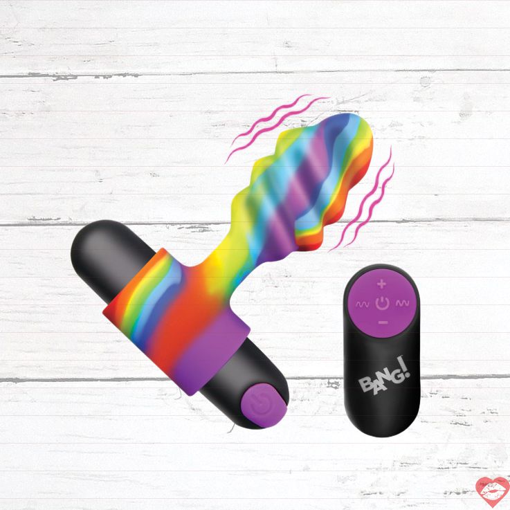 Nút Đít BANG! Cầu Vồng Rung Xoắn Siêu Màu 