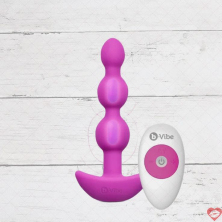 b-Vibe Triplet Beads Hậu Môn 3Chuỗi Rung Sướng Rên 