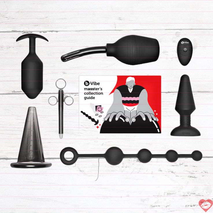 b-Vibe mASSters Degree Bộ Plug Hậu Môn Lớn Giới Hạn 