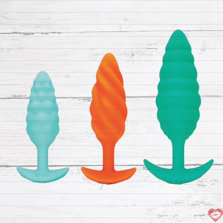 b-Vibe Plug Mông Gợn Sóng Đa Kích Cỡ Siêu Cảm Giác 