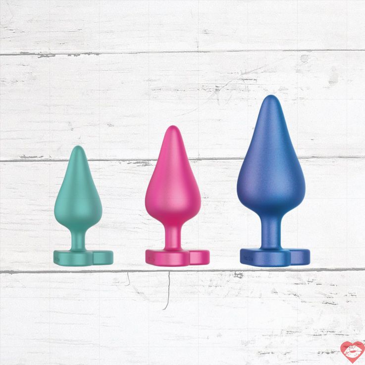 ROMP Luster Kit 3 Plug Silicone Beginner Hậu Môn Tinh Tế 