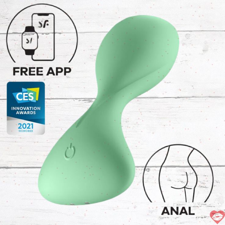 Vibrator Satisfyer Trendsetter Hậu Môn Lưỡi Phẳng Rung Mạnh 