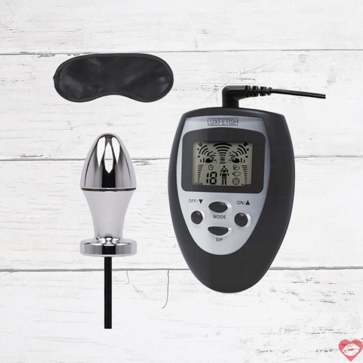 Lux Shock Butt Plug Giật Điện Remote Rung Mạnh 