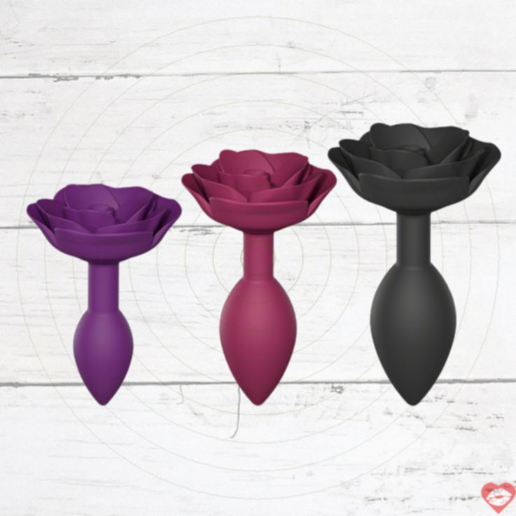 Open Roses Butt Plug Hoa Hồng Mịn Erotic Tinh 