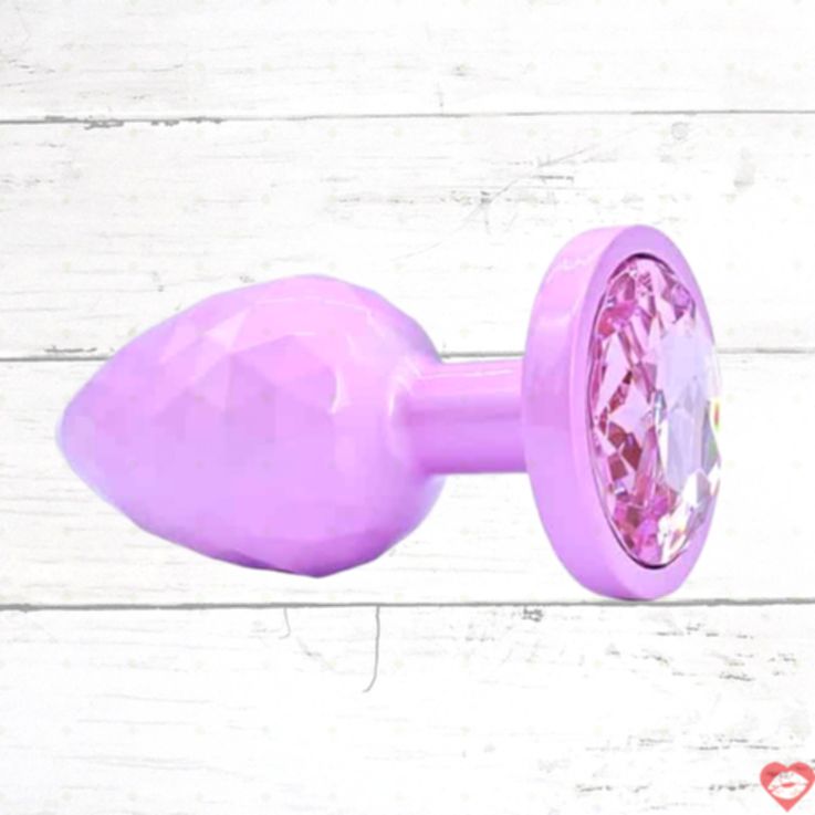 Kanikule Plug Large Hồng Kim Loại Pha Lê 3.8cm 
