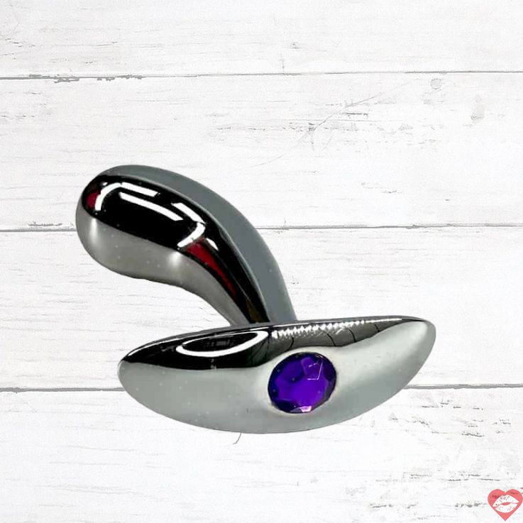 Kanikule Plug Cong Bạc Tím Crystal Small Sang Trọng Quyến Rũ 