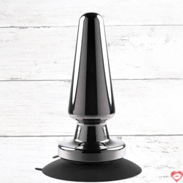 Vibro plug Evolved advanced hút đen kim loại 13.8cm mạnh mẽ 