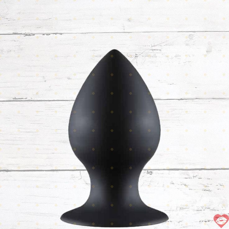 Lola Back Door Plug Đen Dày Medium Đầy Đặn 