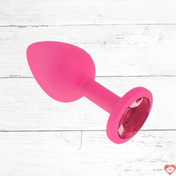 Plug Hậu Pha Lê DjaGa Hồng Raspberry Lấp Lánh Khoái Lạc 