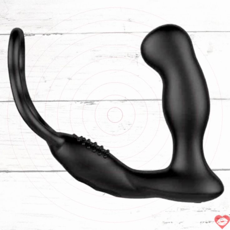 Nexus Revo Embrace Prostate Rung Quay Đen Từ Xa 