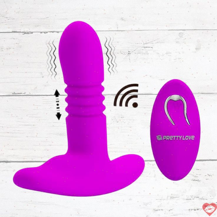 Massage tiền liệt Pretty Love Heather fuchsia đẩy rung anal đẳng cấp 