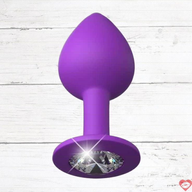 Pipedream Little Gem Plug Tím Đá quý Trung bình