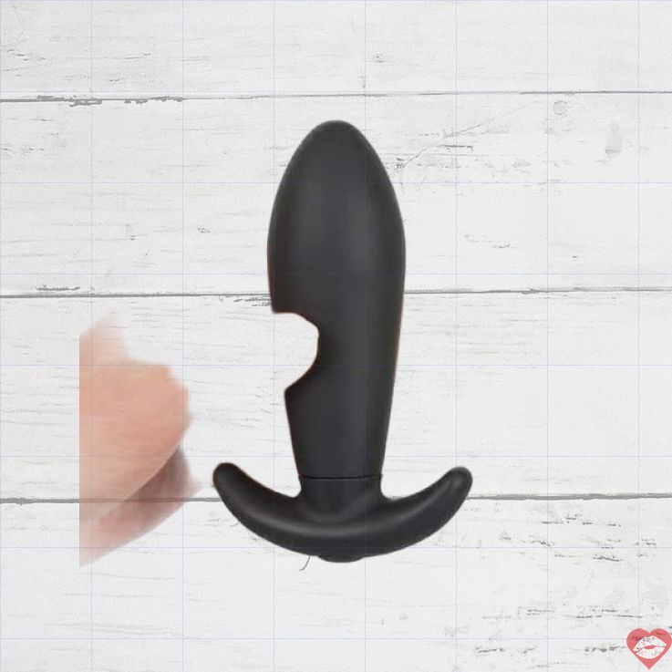 You2Toys Plug Rung Hậu Môn Đen 12cm App Điều Khiển 