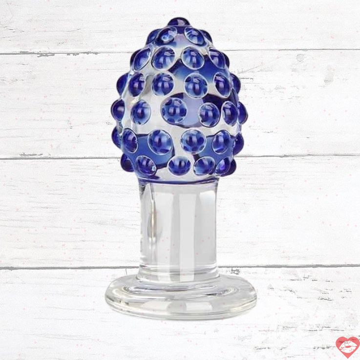 Plug hậu môn thủy tinh Erotic Fantasy 9cm trong suốt gợi cảm 