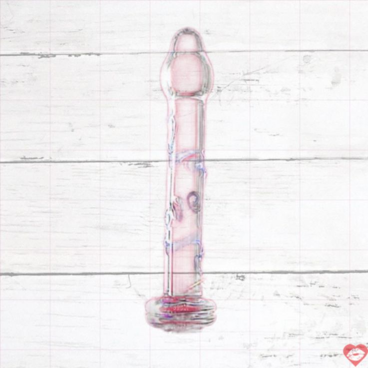 Sexus Glass Dildo 19cm Trong Suốt An Toàn Mạnh Mẽ 