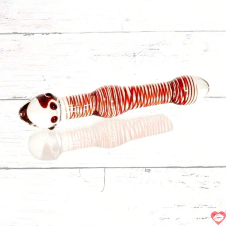 Sexus Glass Dương Vật Kép Đỏ 20cm Bền An Toàn 