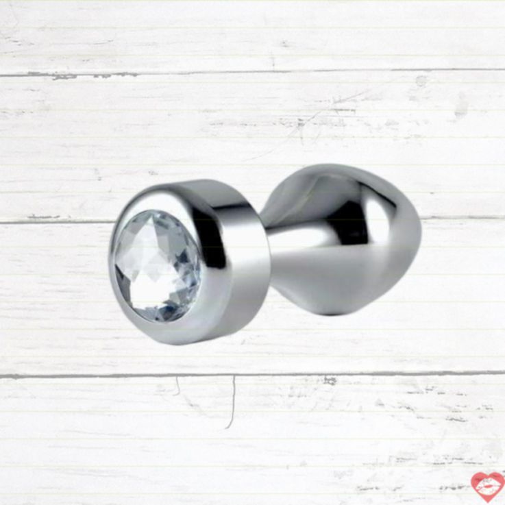 LoveToys Aluminium Diamond Plug Bạc 3cm Kim Cương