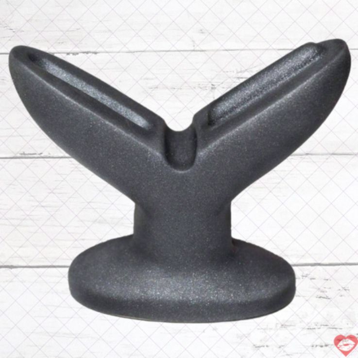 LoveToy Tulip Plug Đít Âm Đạo Đen 4cm Kép Thú Vị