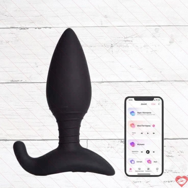Lovense Hush S Anal Plug Đen App 3.8cm Mạnh