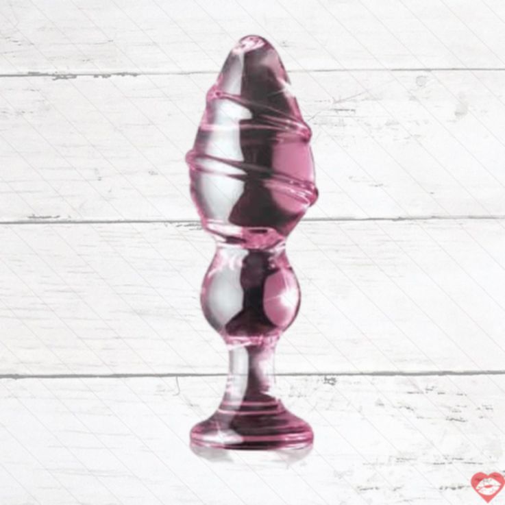 Pổng hậu môn PipeDream Icicles 27 Hồng Kính 4.5cm 13cm