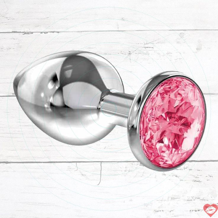 Plug Lola Diamond Sparkle Small Bạc Hồng Lấp Lánh