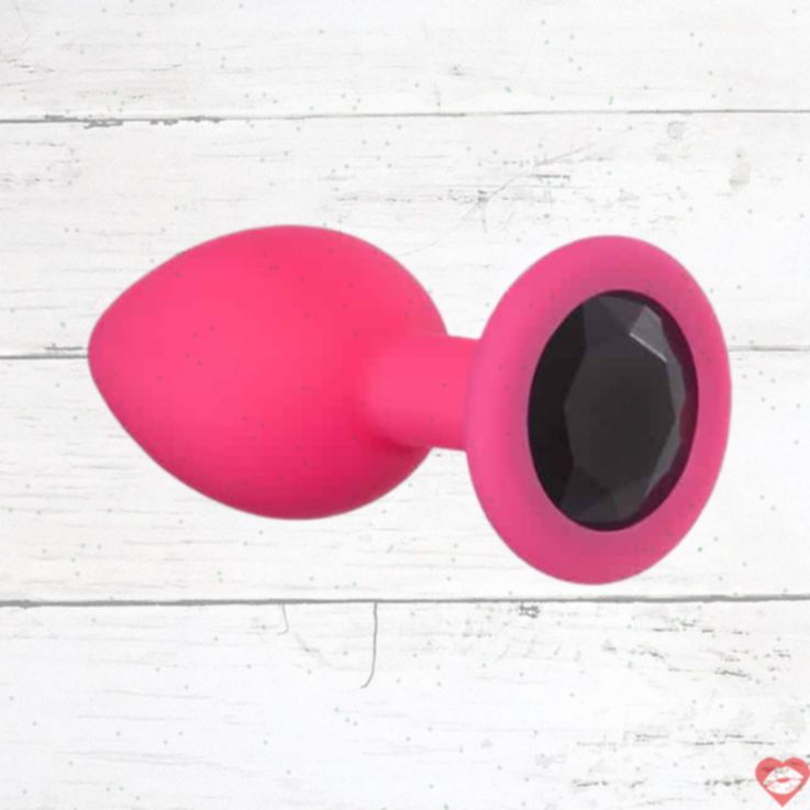 Lola Emotions Cutie anal plug small hồng đá đen dễ dùng