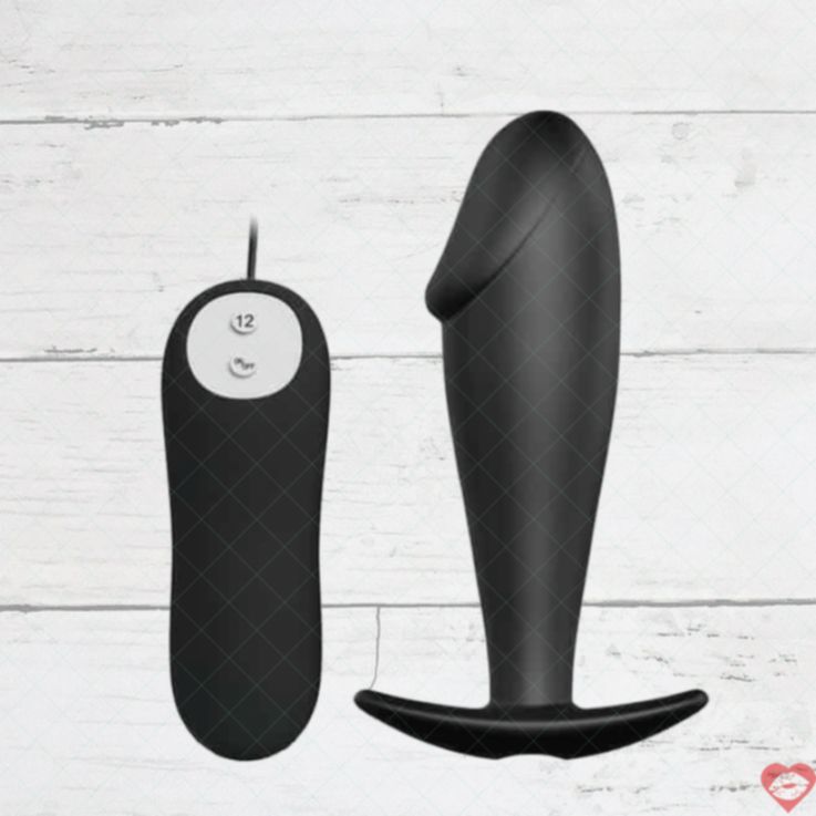 Plug Đít Pretty Love Đen Rung Từ Xa