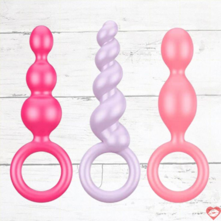 Plug Sau Satisfyer Booty Call 3pc Đa Màu