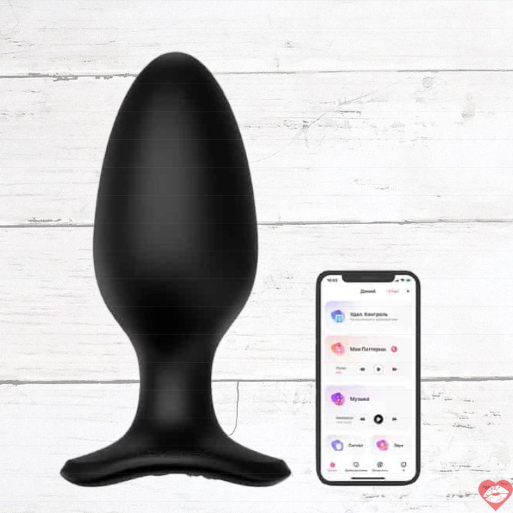 Plug hậu môn Lovense Hush 2 L đen app điều khiển mạnh mẽ