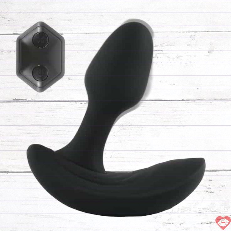 Hot Planet Himeros Expanding Plug Remote 10cm Đen