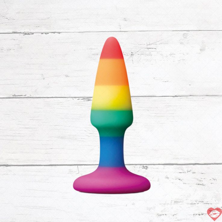 NS Novelties plug hậu mini đỏ XS 8.9cm dễ dùng