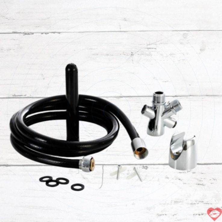 WaterClean Vòi Tắm Đen 150cm Lắp Đặt Dễ Sang Trọng