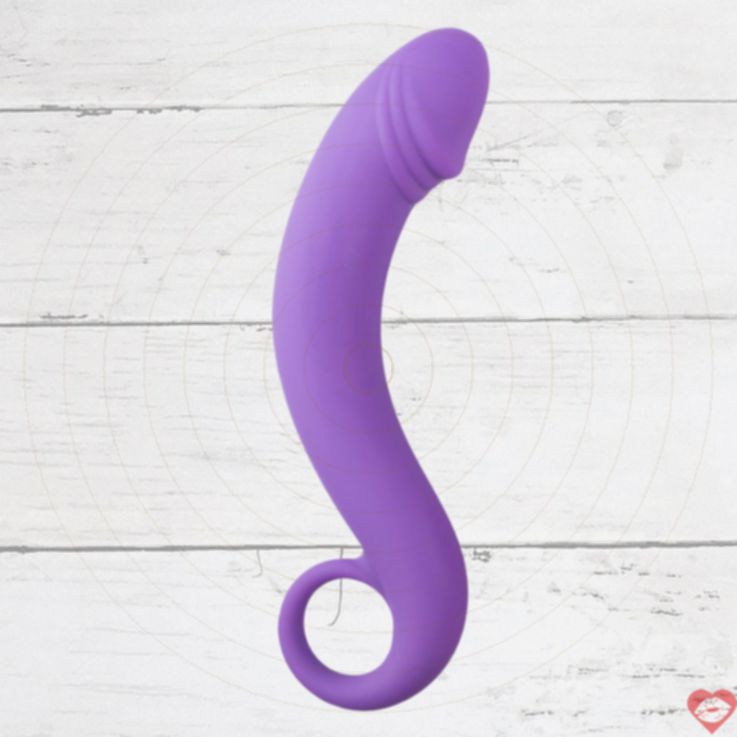 Easytoys Prostate Dương Cong Tím 17.5cm Thực Tế Đỉnh