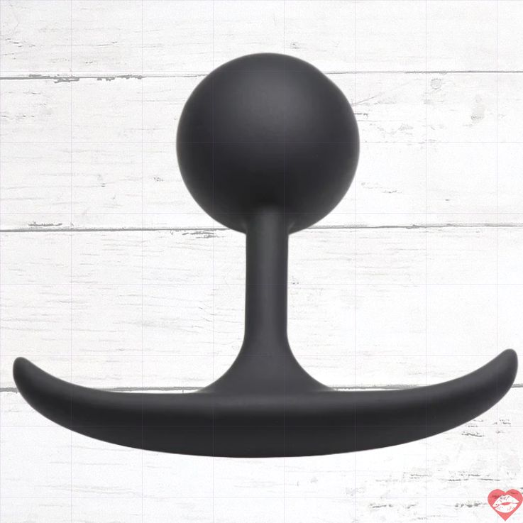Heavy Hitters Butt Plug M 4.3cm Đen Nặng Mỹ Kích Thích