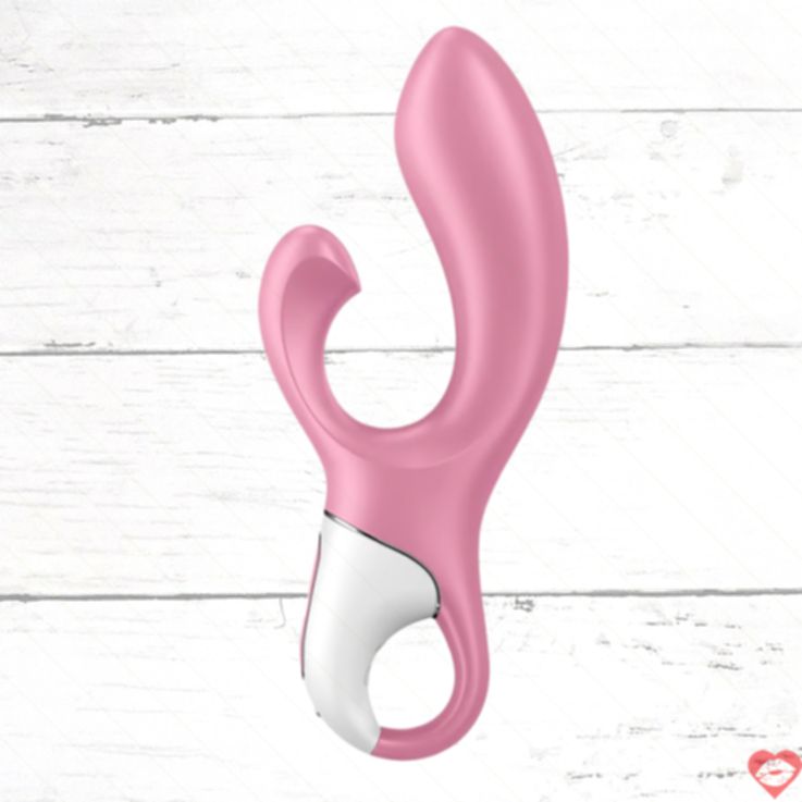 Satisfyer Air Pump Thỏ Rung Hồng 20cm Thích Lên Đỉnh
